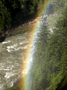 Snoqualmie River with Rainbow